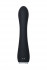 Черный вбратор PPP SHIO-PRO - 21 см.