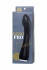 Черный вбратор PPP SHIO-PRO - 21 см.