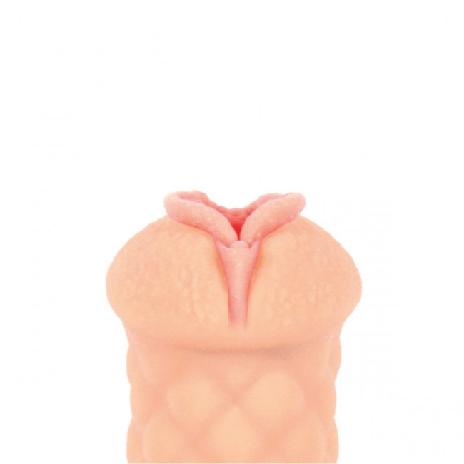 Телесный мастурбатор-вагина Elegance с двойным слоем Телесный мастурбатор-вагина Elegance с двойным слоем