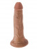 Анальный фаллоимитатор-мулат на присоске 5" Cock - 14 см.