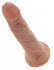 Анальный фаллоимитатор-мулат на присоске 5" Cock - 14 см.