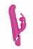 Розовый вибратор-кролик NAGHI NO.42 RECHARGEABLE DUO VIBRATOR - 24 см.