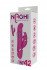 Розовый вибратор-кролик NAGHI NO.42 RECHARGEABLE DUO VIBRATOR - 24 см.