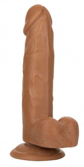 Коричневый фаллоимитатор Size Queen 6" - 20,25 см.