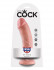 Реалистичный фаллоимитатор 8" Cock на присоске - 20,3 см.