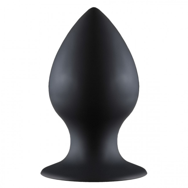 Чёрная анальная пробка Thick Anal Plug XL - 13 см.