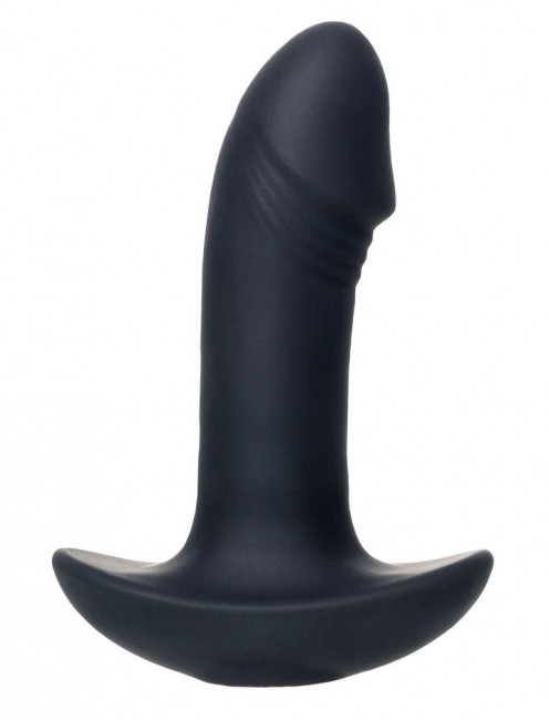 Черный вибростимулятор простаты PPP Enkakuzeccho DEEP ANAL VIBE - 10,2 см.