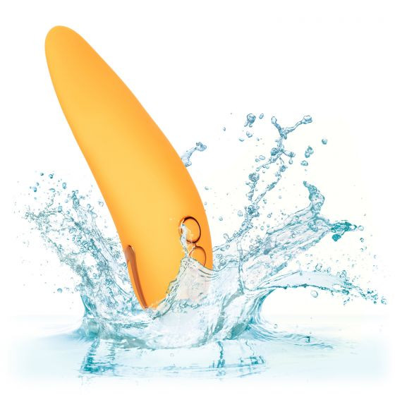 Оранжевый вибратор Hollywood Hottie с имитацией движения языка Оранжевый вибратор Hollywood Hottie с имитацией движения языка