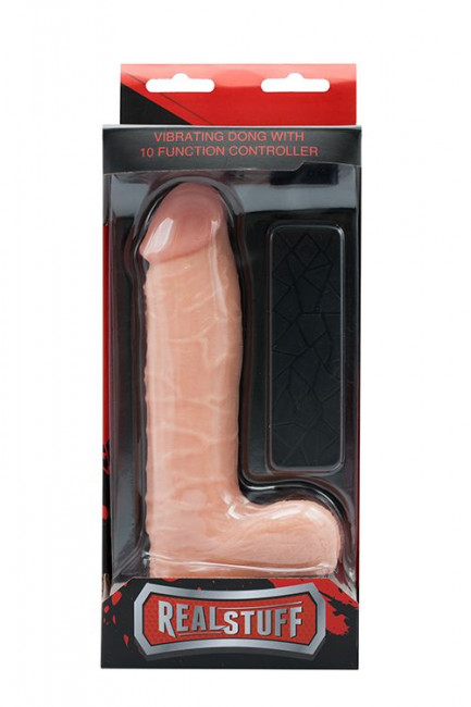 Телесный вибратор-реалистик REALSTUFF 7INCH DONG - 18 см. Телесный вибратор-реалистик REALSTUFF 7INCH DONG - 18 см.