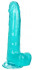 Голубой фаллоимитатор Size Queen 8" - 25,5 см.