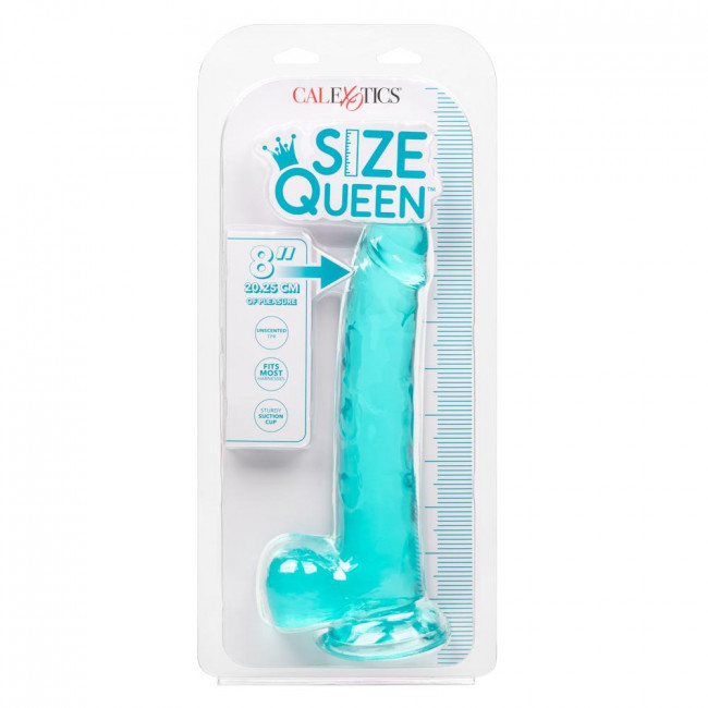 Голубой фаллоимитатор Size Queen 8" - 25,5 см. Голубой фаллоимитатор Size Queen 8" - 25,5 см.