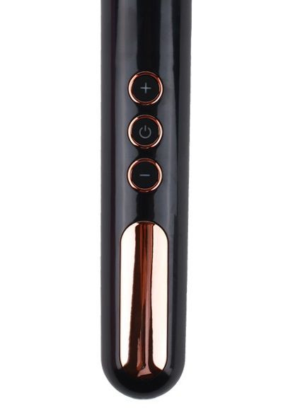 Черный жезловый вибратор Wand Vander - 33,5 см. Черный жезловый вибратор Wand Vander - 33,5 см.