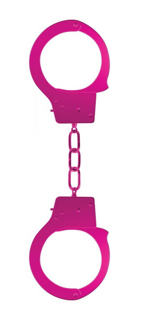 Розовые наручники OUCH! Pink