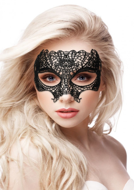 Черная кружевная маска Princess Black Lace Mask Черная кружевная маска Princess Black Lace Mask