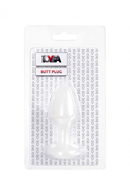 Белая акриловая анальная втулка - 8 см. Белая акриловая анальная втулка - 8 см.