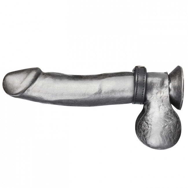 Кольцо на пенис из искусственной кожи на клепках SNAP COCK RING Кольцо на пенис из искусственной кожи на клепках SNAP COCK RING