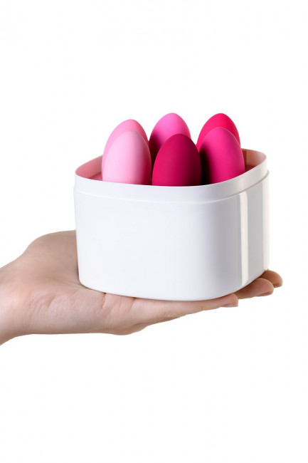 Набор из 6 розовых вагинальных шариков Eromantica K-ROSE Набор из 6 розовых вагинальных шариков Eromantica K-ROSE