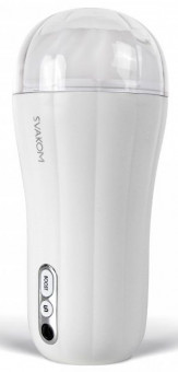 Белый вибромастурбатор Robin - 19,8 см.