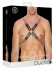 Черная мужская портупея Chain And Chain Harness