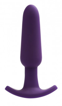 Фиолетовая анальная вибровтулка VeDO Frisky Bunny - 12,8 см.