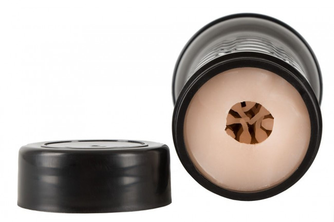 Телесный мастурбатор-вагина в колбе