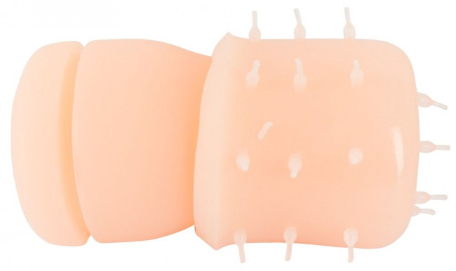 Телесный мастурбатор-вагина в колбе