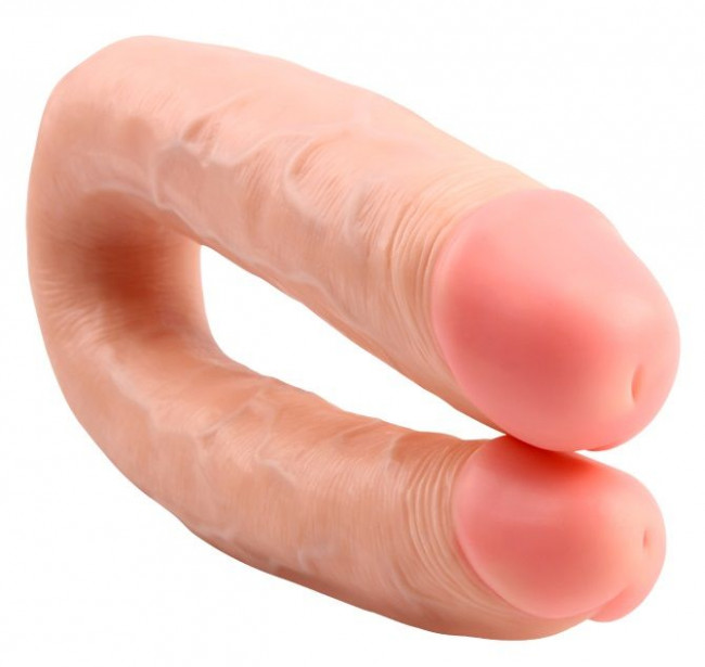 Телесный двойной фаллоимитатор Her-Her Overlap # 01 Телесный двойной фаллоимитатор Her-Her Overlap # 01