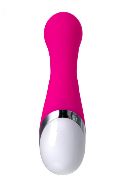 Розовый вибратор L'EROINA - 15 см.