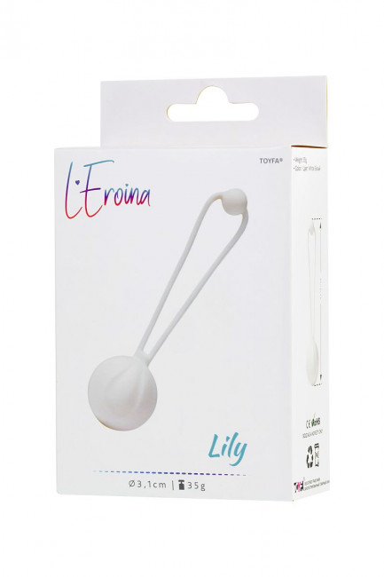 Белый вагинальный шарик LILY Белый вагинальный шарик LILY