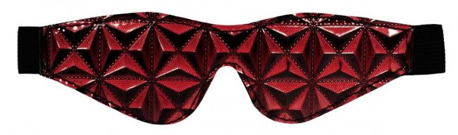 Красно-черная маска на глаза закрытого типа Luxury Eye Mask