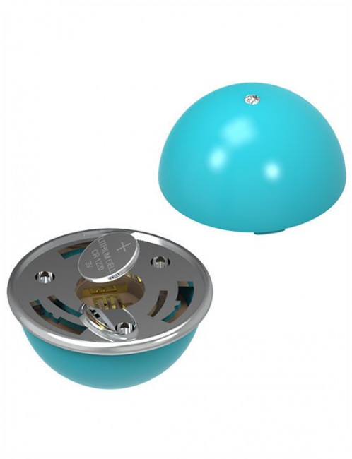 Бирюзовое виброяйцо с пультом управления Remote Cherry Бирюзовое виброяйцо с пультом управления Remote Cherry