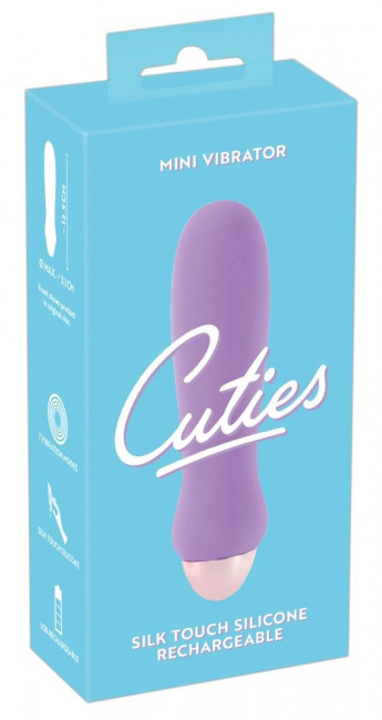 Сиреневый мини-вибратор Cuties Mini - 12,5 см. Сиреневый мини-вибратор Cuties Mini - 12,5 см.