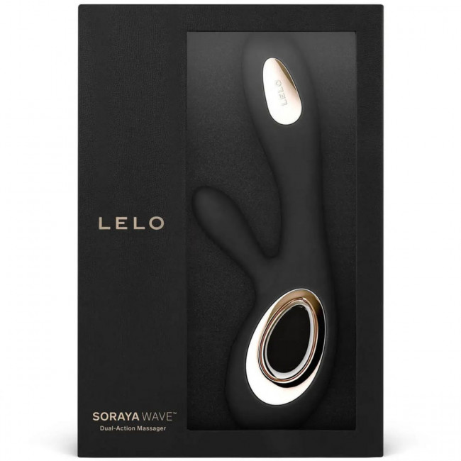 Черный вибратор-кролик Lelo Soraya Wave - 21,8 см. Черный вибратор-кролик Lelo Soraya Wave - 21,8 см.