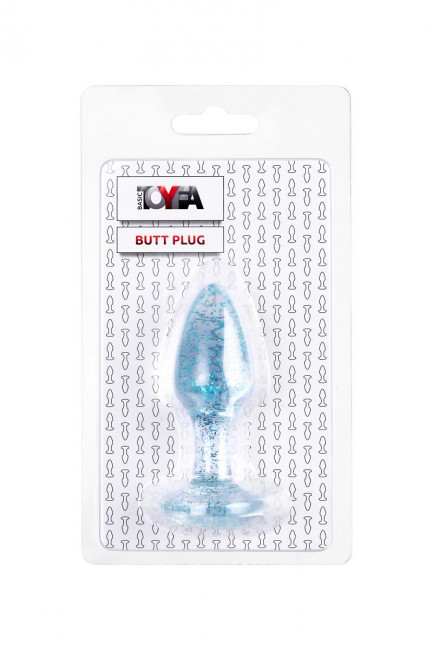 Голубая акриловая анальная втулка - 8 см. Голубая акриловая анальная втулка - 8 см.