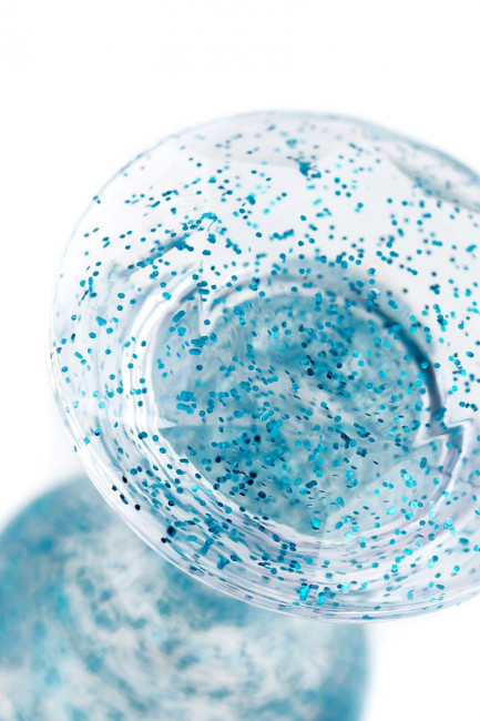 Голубая акриловая анальная втулка - 8 см. Голубая акриловая анальная втулка - 8 см.