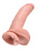 Телесный фаллоимитатор 9" Cock with Balls - 22,9 см.