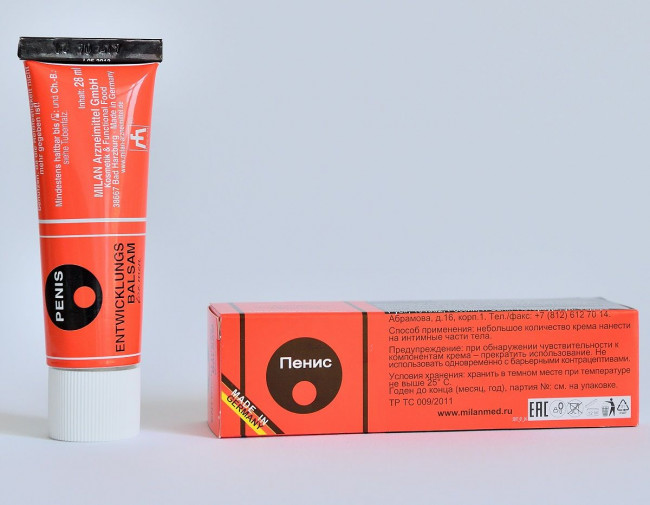 Крем для увеличения пениса Penis Entwicklungs Balsam - 28 мл. Крем для увеличения пениса Penis Entwicklungs Balsam - 28 мл.