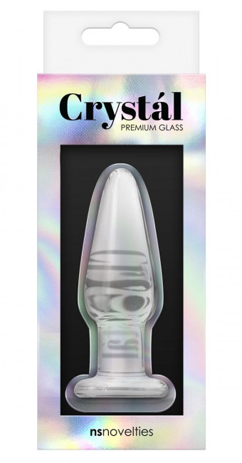 Стеклянная пробка Crystal Tapered Plug Small - 8,4 см.