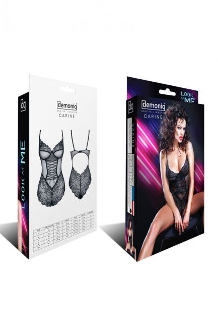 Боди из нежного кружева со шнуровкой Carine