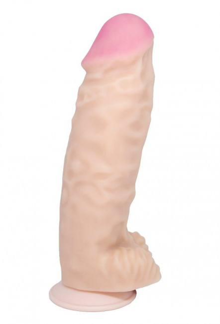 Телесный фаллоимитатор-гигант - 39 см. Телесный фаллоимитатор-гигант - 39 см.