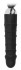 Черная плеть с рукоятью-фаллосом Whip with Realistic Silicone Dildo - 45,5 см.