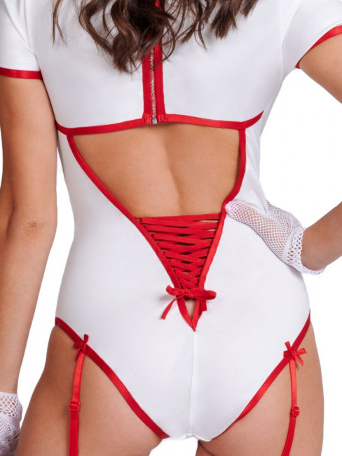 Пикантный костюм личной медсестры Пикантный костюм личной медсестры