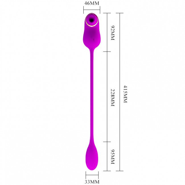 Лиловый вакуумный клиторальный стимулятор Kama с виброяйцом Лиловый вакуумный клиторальный стимулятор Kama с виброяйцом