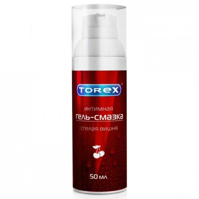 Гель-смазка на водной основе Torex "Спелая вишня" - 50 мл.
