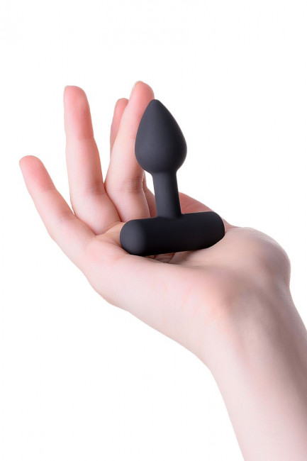 Чёрная анальная мини-вибровтулка Erotist Shaft - 7 см. Чёрная анальная мини-вибровтулка Erotist Shaft - 7 см.