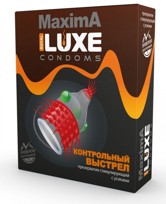 Презерватив LUXE Maxima "Контрольный Выстрел" - 1 шт.