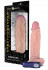 Вибромассажер из киберкожи с выносным пультом управления №51 - 23,5 см. Вибромассажер из киберкожи с выносным пультом управления №51 - 23,5 см.
