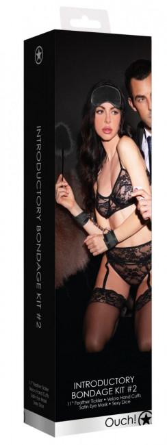 Черный игровой набор Introductory Bondage Kit №2 Черный игровой набор Introductory Bondage Kit №2