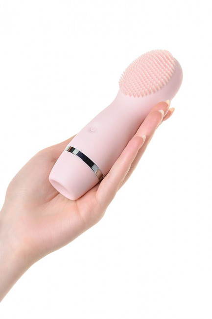 Розовый силиконовый массажер для лица Yovee Gummy Peach Розовый силиконовый массажер для лица Yovee Gummy Peach