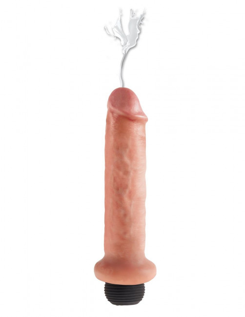 Фаллоимитатор с имитацией семяизвержения 7" Squirting Cock - 21,6 см.